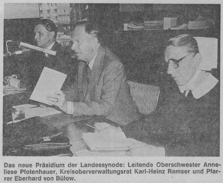 Prsidium der Landessynode