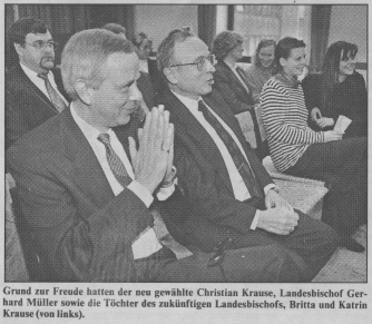 Prof. Dr. Mller und sein Nachfolger Christian Krause