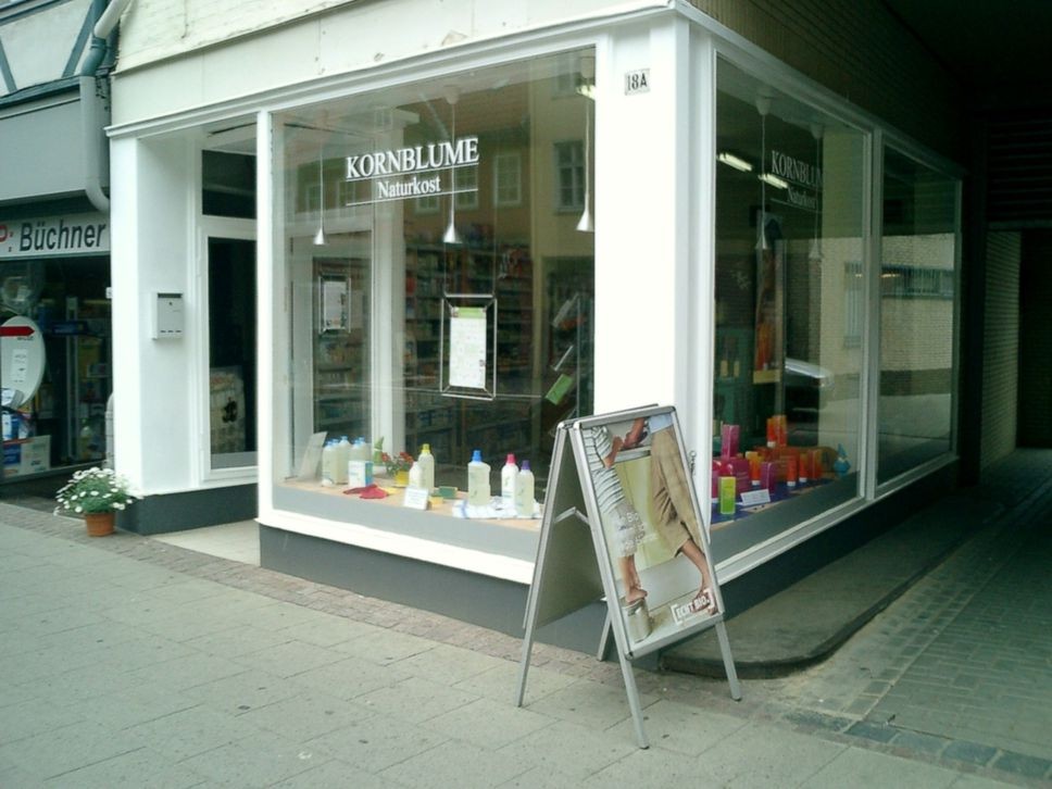 Eingang und Schaufenster